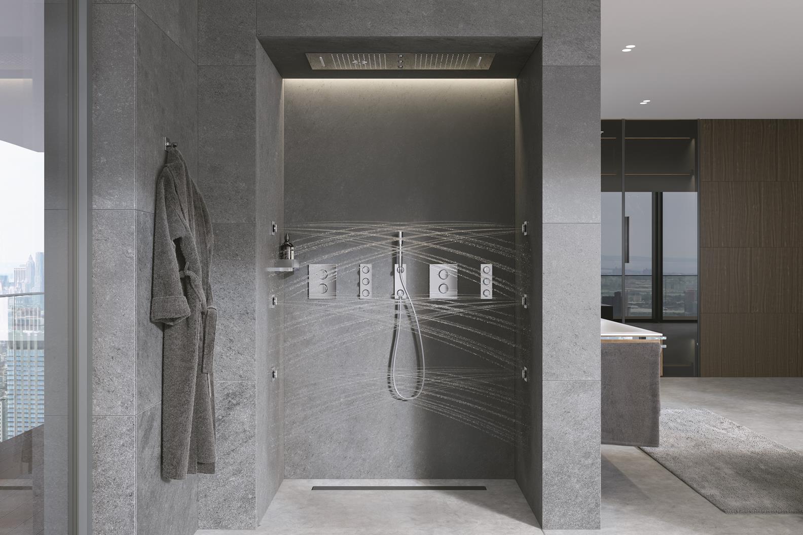 Front view Rainshower Collection Grohe